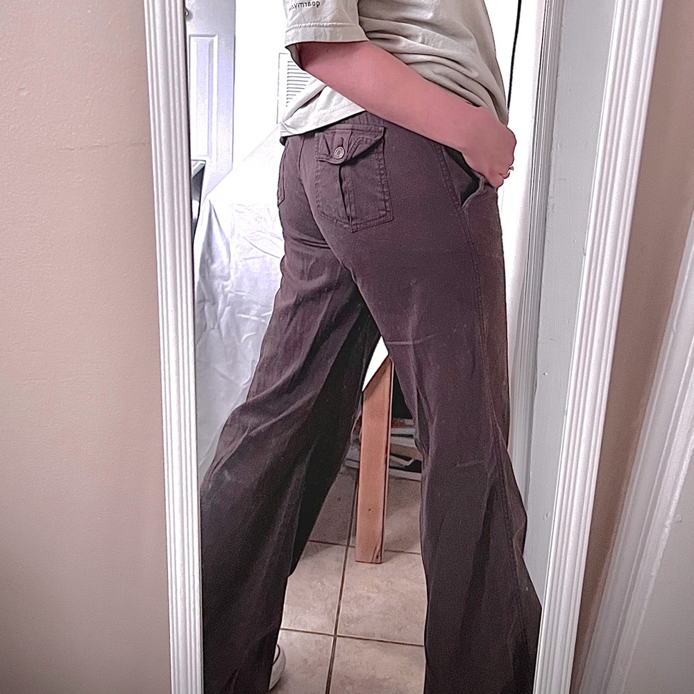 Michael Kors size 8 brown flare low waist pants vintage